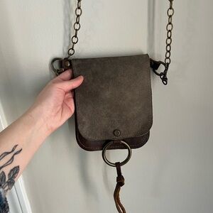 Convertible Conoe leather belt bag crossbody